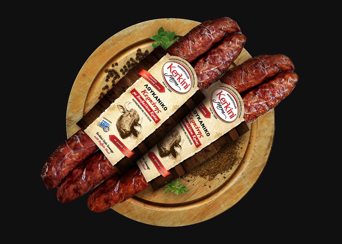 Kerkini - Style Sausages with Buffalo Meat